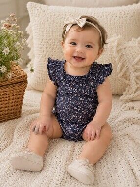 Jamie Kay Floral Kids One Piece | 6-12M